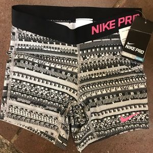 NWT Nike Pro Shorts Girls L